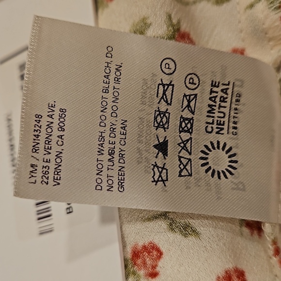 💕REFORMATION💕 Beauden Dress ~ Madison Floral Print XL NWT - Picture 15 of 15